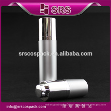 SRS hochwertige silberne Farbe 15ml 30ml 50ml Acryl Airless Kosmetik Pumpe Flasche für Hautpflege